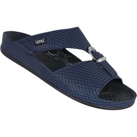 تصویر صندل مردانه VITAL مدل Comfort 09082S27075 رنگ آبی برند vital VITAL Men Sandals Comfort 09082S27075 Blue