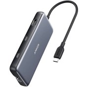 تصویر هاب 8 پورت انکر مدل PowerExpand A8383 ا Anker 555 PowerExpand USB-C Hub (8-in-1) | A8383 Anker 555 PowerExpand USB-C Hub (8-in-1) | A8383