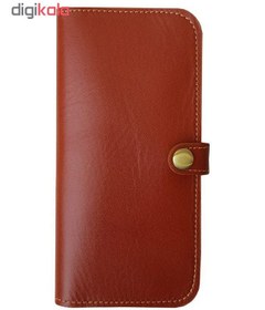 تصویر کیف پول و موبایل چرم زانکو مدل KM-220 