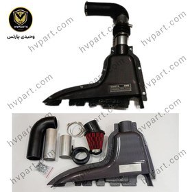 تصویر کیت مکش 206 سیموتا فیلتر دار دیزاین اورجینال تیپ پنجی و تیپ دویی رنگ بندی Intake design Simota for peugeot 206 and 207