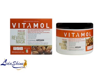 تصویر ماسک مو آرگان ویتامول VITAMOl با آبکشی ۵۰۰گرم | (VITAMOL argan hair mask with rinse 500g (boxed 