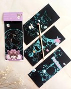 تصویر نقاشی خراشیدنی یا اسکراچ برد طرح سانریو 