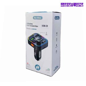 تصویر اف ام پلیر و شارژر فندکی بلوتوثی Go-Des مدل GD-BT37 22.5W 