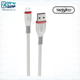 تصویر کابل میکرو یو اس بی فست شارژ Tranyoo S8-V 5A 1m ا Tranyoo S8-V 5A 1M MicroUSB Cable Tranyoo S8-V 5A 1M MicroUSB Cable
