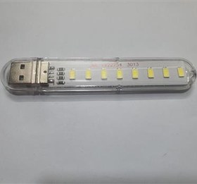 تصویر چراغ USB دارای 8 عدد smd 