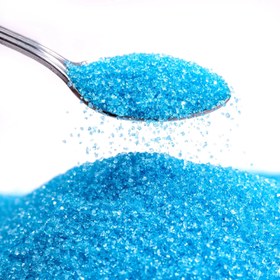 تصویر شکر رنگی آبی ۱۰۰ گرم 