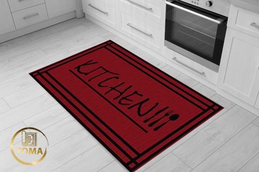 تصویر فرشینه آشپزخانه طرحkitchen کد057 kitchen rug h057