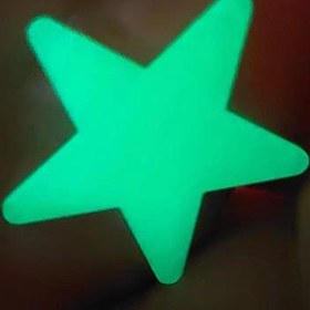 تصویر ستاره شب تاب برچسب دار مناسب اتاق کودک چندرنگ بسته100عددی اقتصادی 