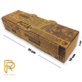 تصویر جعبه ساندویچ درب پیتزایی مقوای دوبلکس طرح عمومی (۲۰۰ عددی) 