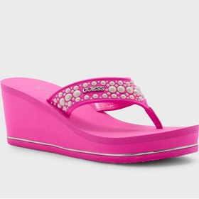 تصویر دمپایی ایوا سیلاس کلاسی برند Guess Silus Classy Eva Slipper