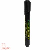 تصویر ماژیک گلس برد فلورسنت فلای‌سی مشکی 