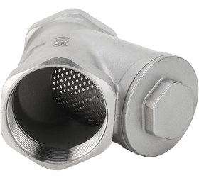 تصویر شیر صافی 304 استنلس استیل - " Y type strainer stainless steel 304 npt 800psi