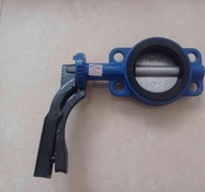 تصویر شیر پروانه ای ویفری اهرمی فاراب سایز 3 اینچ BVW16-3 lever wafer butterfly valve