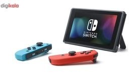 تصویر کنسول بازی نینتندو مدل Switch Neon Blue and Neon Red Joy-Con 