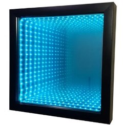 تصویر آینه بینهایت(80×80سانتی متر) RGB ریموت دار infinity mirror