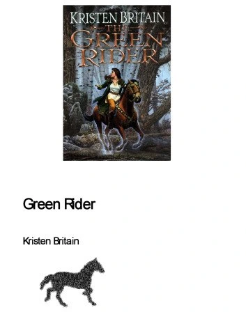 Green Rider Cover خرید و قیمت دانلود کتاب Green Rider 2000 ا کتاب انگلیسی سبز سوار 2000 | ترب
