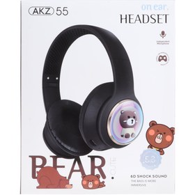 تصویر هدست عروسکی on ear مدل AKZ55 AKZ55 on-ear doll headset