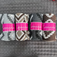 تصویر شال مبل مدل کایا سایز ۱۴۰x۲۰۰ سانتی‌متر طوسی 