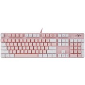 تصویر کیبورد گیمینگ فاکس ایکس ری PinkLove FoxXray FXR-HKM-68 PinkLove Gaming Keyboard