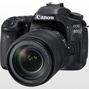 تصویر دوربین دیجیتال کانن مدل EOS 80D با لنز 135-18 میلی متر IS USM ا Canon Eos 80D EF S Digital Camera with 18-135mm f/3.5-5.6 IS USM lens Canon Eos 80D EF S Digital Camera with 18-135mm f/3.5-5.6 IS USM lens