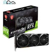 تصویر کارت گرافیک استوک ام اس ای GeForce RTX 3070 Ti VENTUS 3X ظرفیت 8 گیگابایت با کارتن 