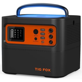 تصویر پاوربانک قابل حمل تیگ فاکس مدل T500 ظرفیت 150000 میلی آمپر ساعت TIG FOX T500 Portable Power Station 500W