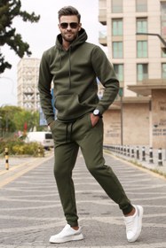 تصویر لباس ورزشی مردانه بزرگ JOGGER KHAKI YSR00013 