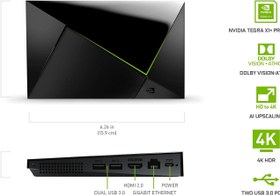 تصویر اندرویدباکسNvidia مدلShield TV Pro باCPU Tegra® X1 و حافظه داخلی 16 و رم 3 
