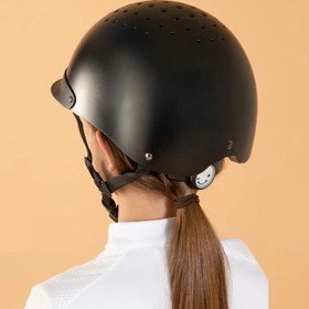 تصویر کلاه سوارکاری فوگانزا _ مدل 100 FOUGANZA horse riding helmet _ 100