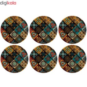 تصویر زیر لیوانی مدل C2-42524 بسته 6 عددی 