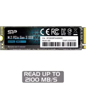 تصویر هارد اینترنال SSD سیلیکون پاور 1TB مدل P34A60 M.2 Silicon Power PCIe Gen3x4 SSD 1TB | P34A60