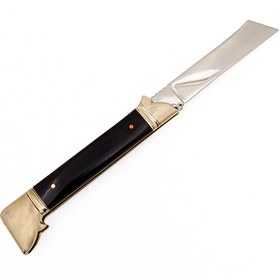 تصویر قلمتراش یک تیغه دسته آبنوس 13سانتیمتر /باسکرویل 