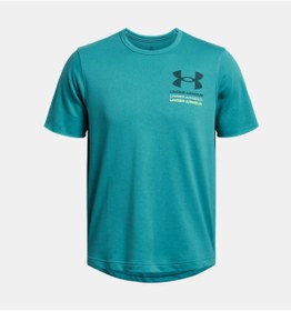 تصویر Under Armour رقیب نر UA Terry Colorblock کوتاه آستین 1383104 464 