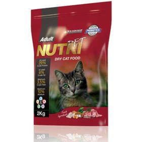 تصویر غذای گربه بالغ 29 % پروتئین نوتری پت 2 کیلویی Nutripet Adult cat food 29% protein 2KG