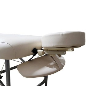 تصویر تخت ماساژ آلومینیومی PVD 1S28 - بژ massage bed Relax PVD 1S28