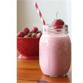 تصویر شیر توت فرنگی Strawberry milk 