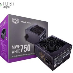 تصویر منبع تغذیه کامپیوتر کولر مستر مدل MWE 750 WHITE 