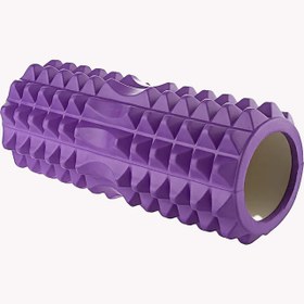 تصویر فوم رولر آجدار گلدن استار طول 33 سانتی متر مدل Golden Star Foam Rollers|بنفش 