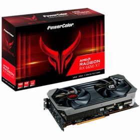 تصویر کارت گرافیک پاور کالر Red Devil Radeon RX 6650 XT 8GB GDDR6 PowerColor AXRX 6650 XT 8GBD6-3DHE/OC GDDR6 Graphics Card