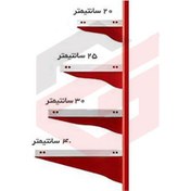 تصویر قفسه دیواری فروشگاهی ۵ طبقه طرح قدیم ارتفاع ۱۲۰ سانتیمتر 