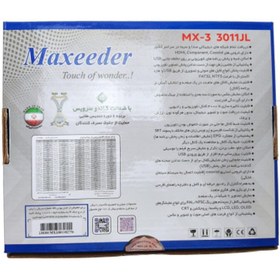 تصویر گیرنده دیجیتال مکسیدر مدل MX-3 3011JL ا maxeeder maxeeder