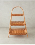 تصویر بشقاب خدمات کف پلاستیک RATTAN قهوه ای English Home 