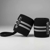 تصویر مچ بند طوسی دو خط 