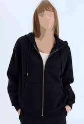 تصویر سویشرت زنانه دفکتو مشکی 