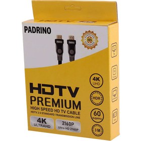 تصویر کابل Padrino 4K 3m HDMI HDMI 3M 4K PADRINO پک کارتنی