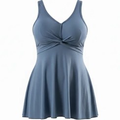 تصویر مایو شنا زنانه دامن دار کد D702 