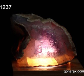 تصویر سنگ زینتی ژئود آمیتیست 