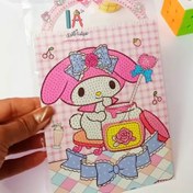 تصویر نقاشی الماسی ورقه ای دسته دار 