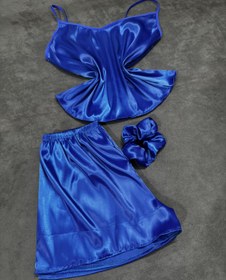 تصویر تاپ و شورتک ساتن 