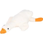 تصویر عروسک طرح غاز بالشتی مدل کامفورت سایز ۱۳۰ سانتی‌متر 